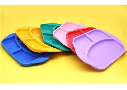 Prato De Silicone Com Divisórias Hipopótamo - Marcus & Marcu Nome Do Desenho Liso