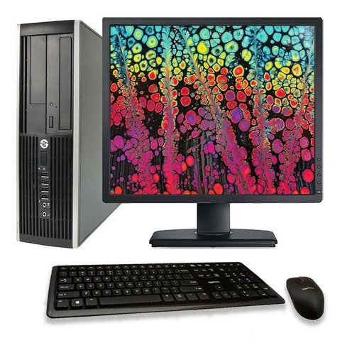 Imagen 1 de 4 de Pc Hp 6300 Core I3 8gb 250gb Hd Wifi, Dvd,19in Lcd Win 10