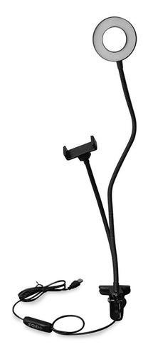 Soporte Clip Y Aro De Luz Para Celular Radioshack | 93519