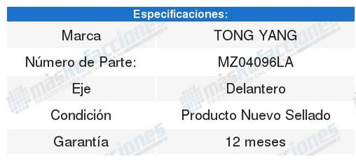 Portaplaca Delantero Mazda 3 07-09