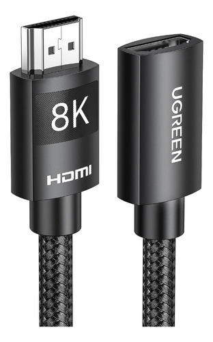 Cable Extensión Hdmi 2.1 Macho A Hembra 8k Uhd Dolby 0.5mts
