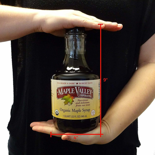 Maple Valley 32 Oz Orgánica Jarabe De Arce - Grado A Dark &