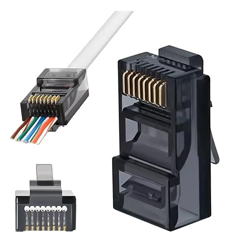 Rj45 Conector, Mxctk-001, 1 Paquete, 1x10 Pzas, Rj45 Macho D