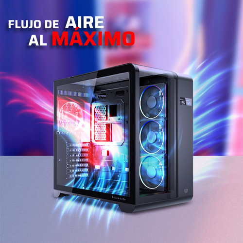 Gabinete Gamer Media Torre Tank Expert Curve 7400 Legend