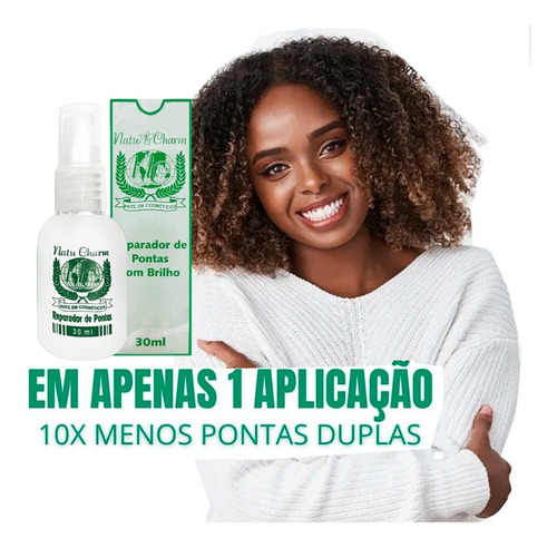 Reparador De Pontas 30 Ml Natu Charm