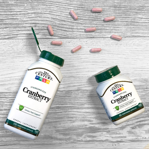 21st Century Healthcare 200 Cápsulas De Extrato De Cranberry