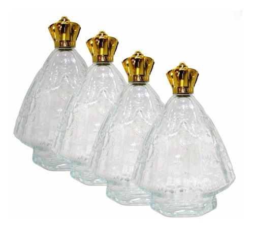Imagem 4 de 5 de 10 Frascos Nossa Senhora Aparecida Santinha 120ml + Terço