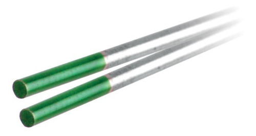  Electrodo De Tungsteno Verde Puro 1/8 X7 (10 Pzs.)