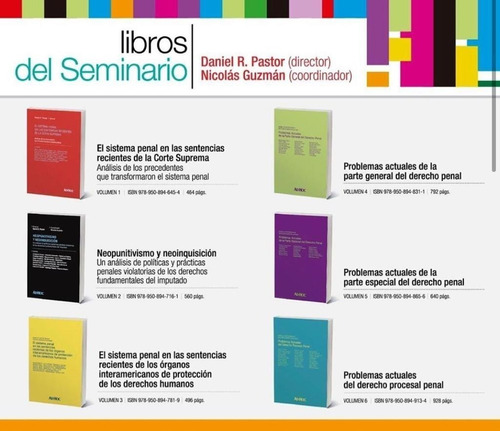 Colección Completa Libros Del Seminario - Pastor / Guzman