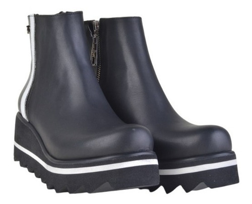 Imagen 3 de 6 de Botinetas Botas De Mujer De Cuero Livianas Pia - Ferraro