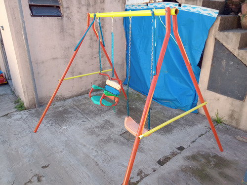 Hamaca Ártico 2 Asientos Marca Juego Sol Naranja (Usado)