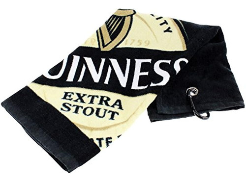 Guinness Label Golf Towel