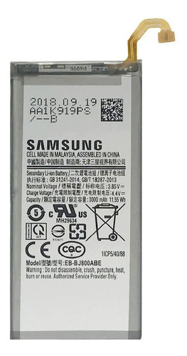 Batería Pila Samsung J8 3000mah 30días Gtía Tienda