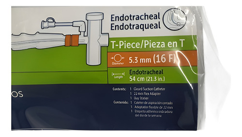 Sistema De Succión Cerrado Tubo Endotraqueal 16 Fr