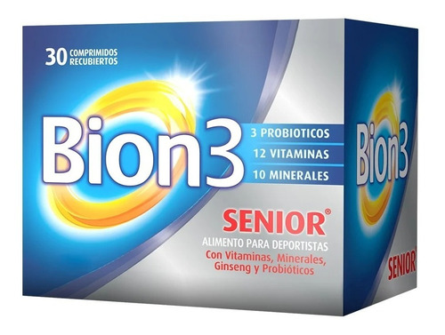 Bion 3 X 30 Senior (vitaminas Minerales Y Probióticos)