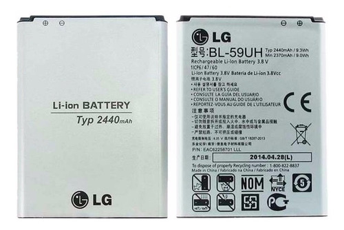 Bateria LG G2 Mini D610 D618 Bl-59uh Original Ramos Mejia