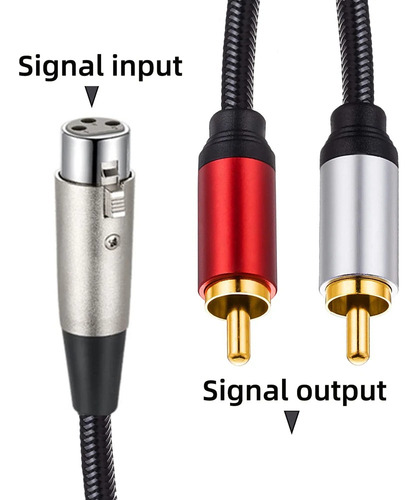 Cable Xlr A Rca Canon A Rsa 3m Alta Calidad