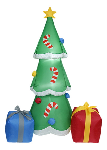 Árbol De Navidad Inflable De 6 Pies Con Forma De Cajas De Re