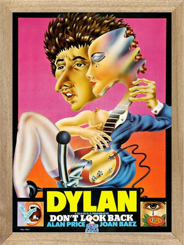 Dylan Alan Price Y Joan Baez, Cuadro, Música, Póster.  P494