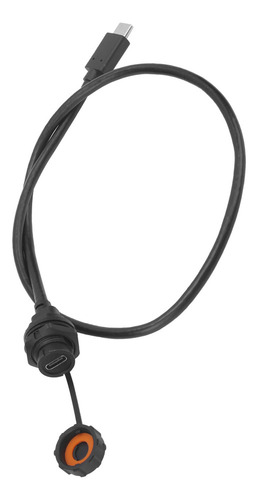 Conector Usb Impermeable Ip68 Tipo C Hembra Macho For Cable