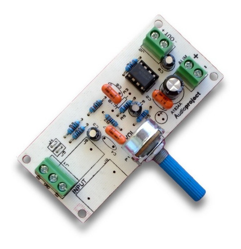 Filtro Pasabajos Para Subwoofer - con volumen - Audioproject