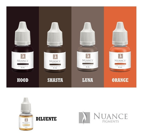 Imagem 3 de 6 de Kit Pigmentos Micro Nuance By Electric Ink 4 Cores + Brinde