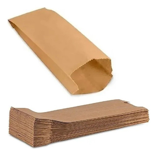 Saco/bolsa Papel Kraft  5kg Pack 100 Unds