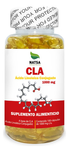 Cla 1000 Mg, 100 Cápsulas, Calidad Premium Sabor Natural