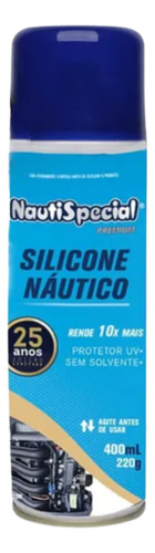 Silicone Náutico Premium Spray Jet Nautispecial - 400 Ml Cor 400ml