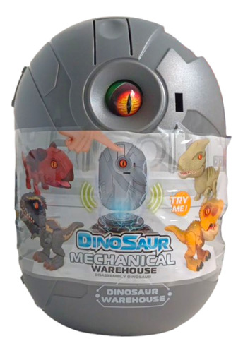 Huevo De Dinosaurio Para Armar Con Luz Y Sonido 