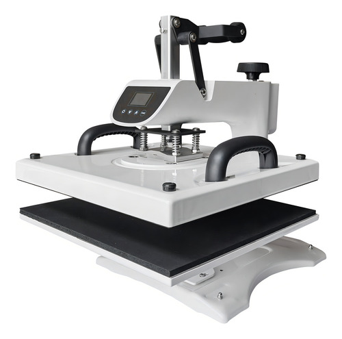 Maquina Estampar Sublimar 6 En 1 38 X 38 Cms + Tinta Y Papel Color Blanco