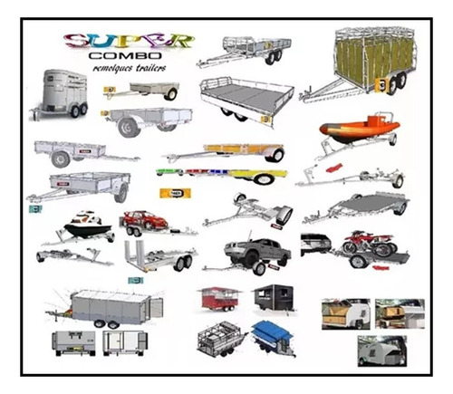 Super Combo Planos Trailers Remolques N14