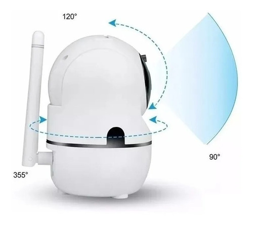 Imagem 2 de 10 de Câmera Inteligente Wifi 1 Mega Pixel Inova Cam-5703