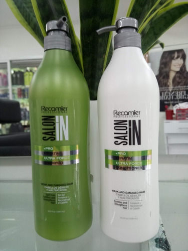 Shampoo Y Acondicionador Keratin Ultra Force Recamier Litro1