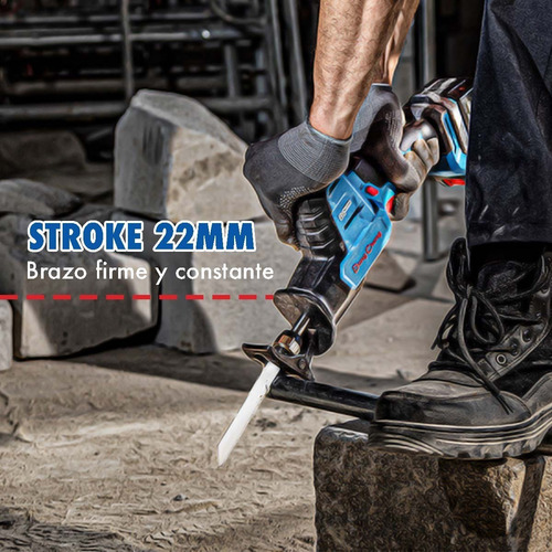 Sierra Sable Reciproca Inalambrico Metal Madera Dong Cheng