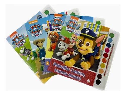 Colorindo Desenho da Patrulha Canina em Português Paw Patrol Cartoon