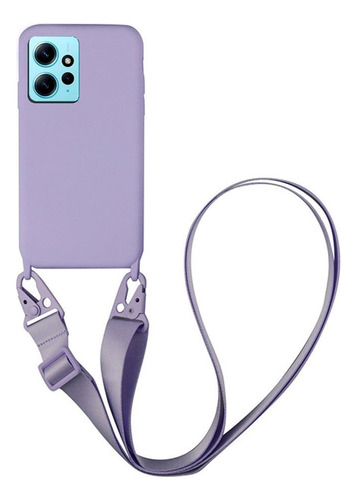 Protector Para Xiaomi Note 12 4g Correa Silicona Purpura