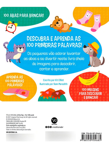 Livro - Abas De Montão - 100 Palavras Para Contar: 4 - Capa Dura: Não Se Aplica, De Kit Elliot. Não Se Aplica, Vol. 1. Editorial Vr Editora, Tapa Dura, Edición 1 En Português, 2024