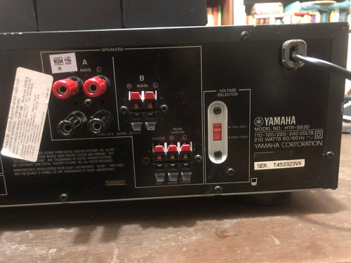 Amplificador Yamaha (como Onkyo Pioneer Denon) Negro (Usado)