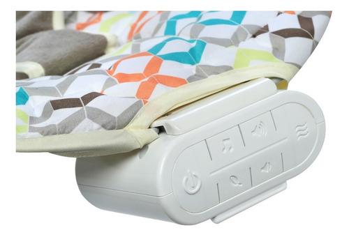 Imagen 4 de 10 de Silla Mecedora Bebe Felcraft Manual Vibración Música Sonido