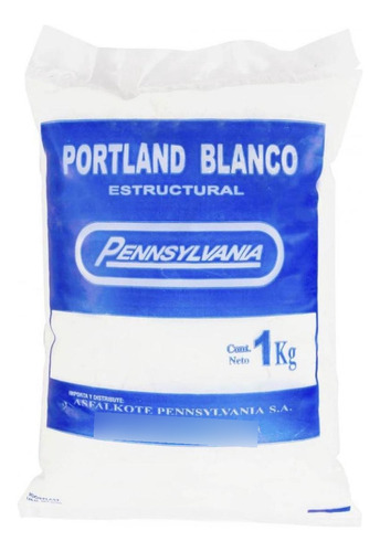 Pack X 10 Bolsas De 1kg De Portland Blanco