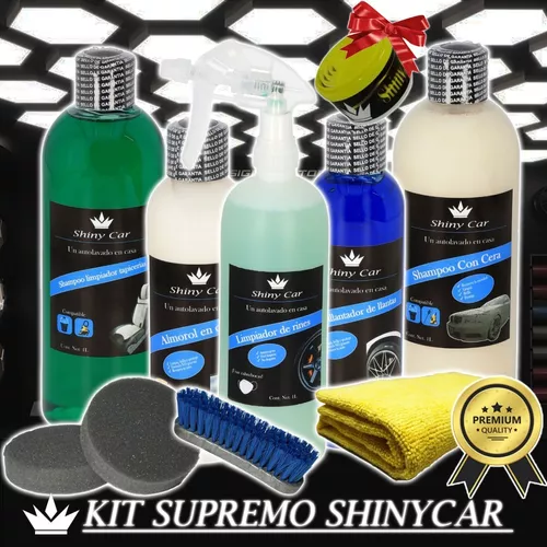 Kit Supremo Detallado Automotriz Profesional Shiny Car