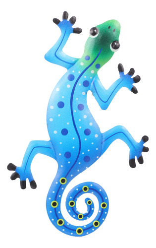 Colgante De Gecko De Hierro Forjado Con Escultura De Animal