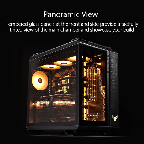Asus Tuf Gaming Gt502 Atx Mid-mid-tower Case Con Botón Rgb D