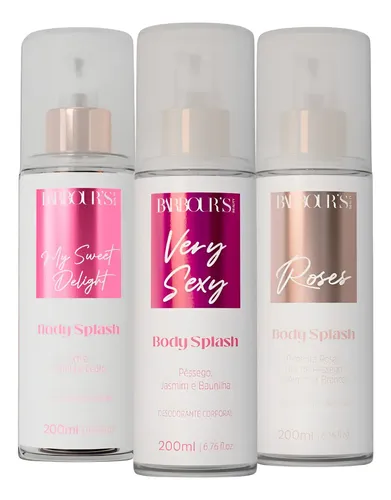3 Body Splash Very Sexy Delight Roses Barbour's Beauty