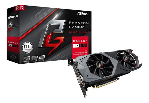 Placa de vídeo AMD ASRock  Phantom Gaming X Radeon RX 500 Series RX 590 PHANTOM GXR RX590 8G OC OC Edition 8GB