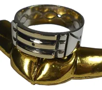 Comprar Anel Prata Pura Atlante Infinito Ouro Amuleto Proteçao Frete