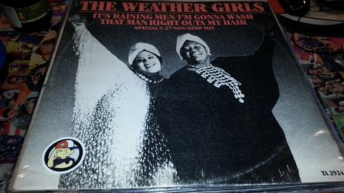 Weather Girls It's Raining Men Vinilo Maxi Uk 1984