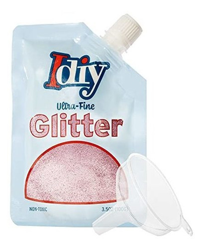 Glitter  X 100g Extra Fino - Rosa Chicle