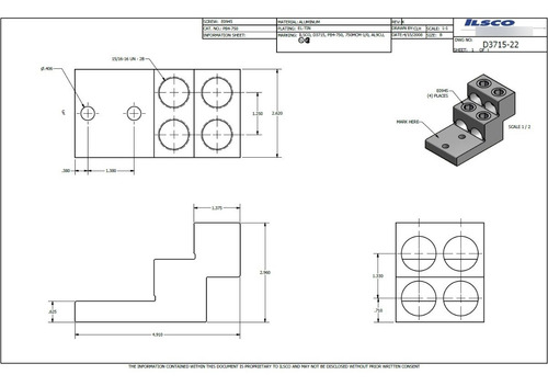 Conector Terminal Zapata Pb4-750 Ilsco